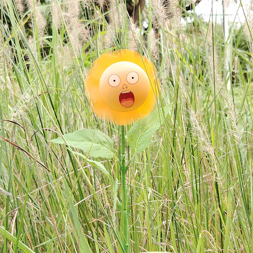 

Солнечный светильник с качающейся головкой подсолнуха