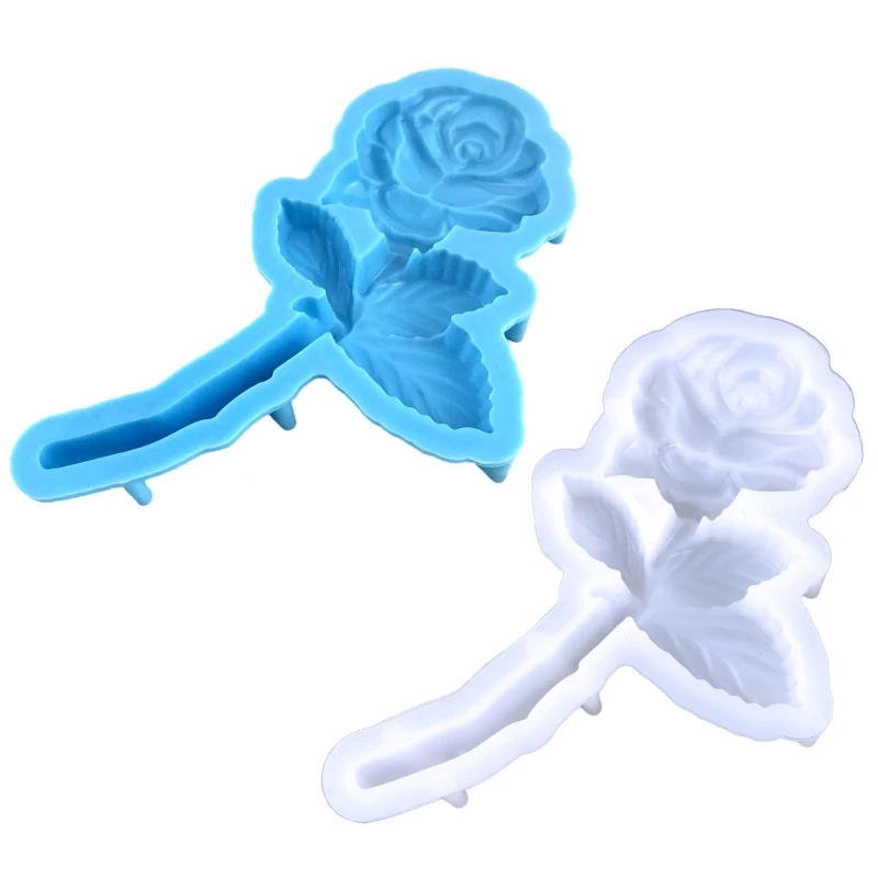 

Rose Flowers Resin Silicone Molds,Resin Pendant Mold for Keychain Crafts Making
