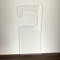 transparent acrylic hnager decorative plaque sign clothing store hanging tag nails display board 1022cm
