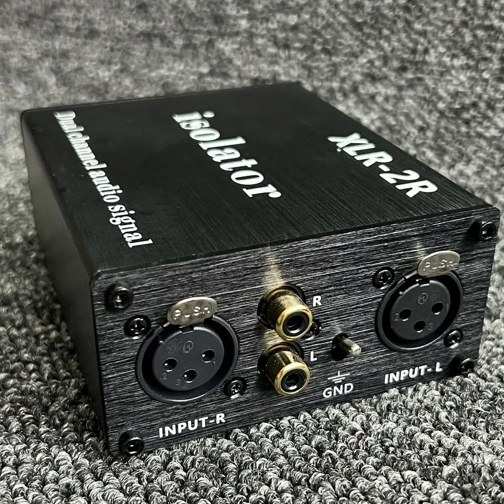 

XLR-2R 6.5 XLR Audio Noise Isolator To Eliminate Common Ground Current Sound Anti-Interference Transformer Isolator