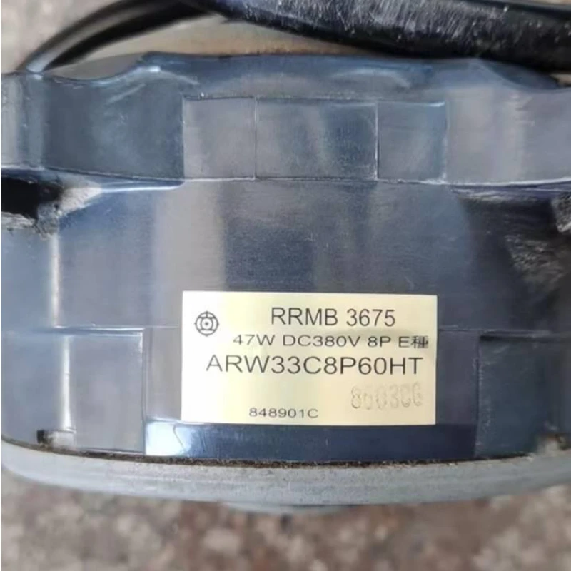 Оригинальный двигатель вентилятора кондиционера ARW33C8P60HT RRMB 3675 б/у аксессуар