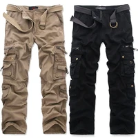 men cargo pants multi pocket washed overalls outdoor mountaineering sports pants joggers men streetwear