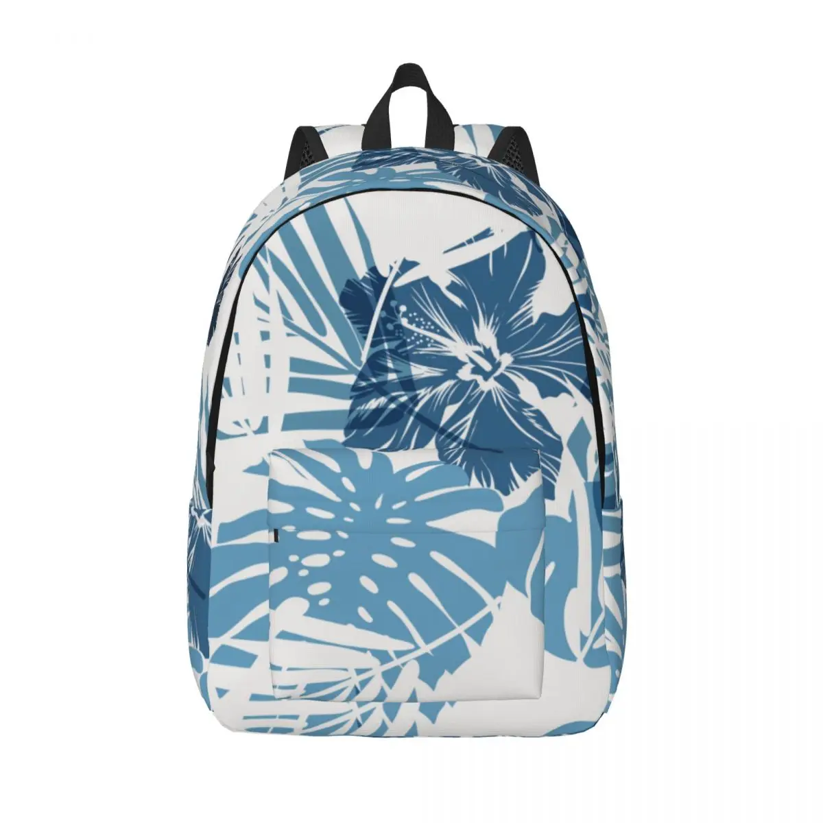 

Summer Camouflage Hawaiian Tropical Plants And Hibiscus Flowers Backpack Unisex Travel Bag Schoolbag Bookbag Mochila