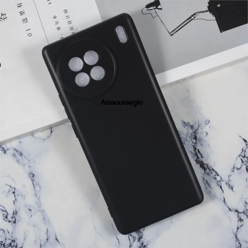 Мягкий черный чехол из ТПУ для vivo x90 pro v2242a v2219 ультратонкий телефона на etui 5g v2241a v2218