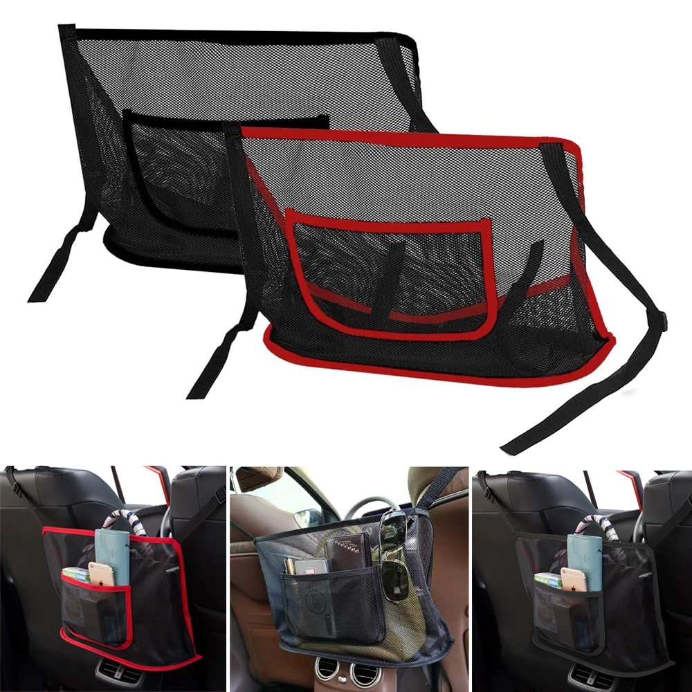 

Сетчатый Карманный держатель для сумки, автомобильное сиденье для хранения между сиденьями, сетчатый барьер для домашних животных, сетчаты...