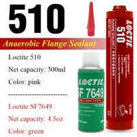 300ml loctite 510 high temperature resistant flange sealant engine sealing glue loctite sf7649 glue accelerates curing agent