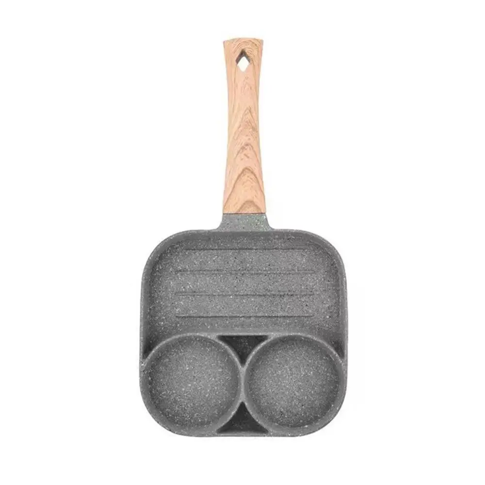 

Breakfast Cookware Non-Stick Ham Pans Cooking Egg Omelet Pan Egg Pancake 2/4 hole Frying Pot Pan