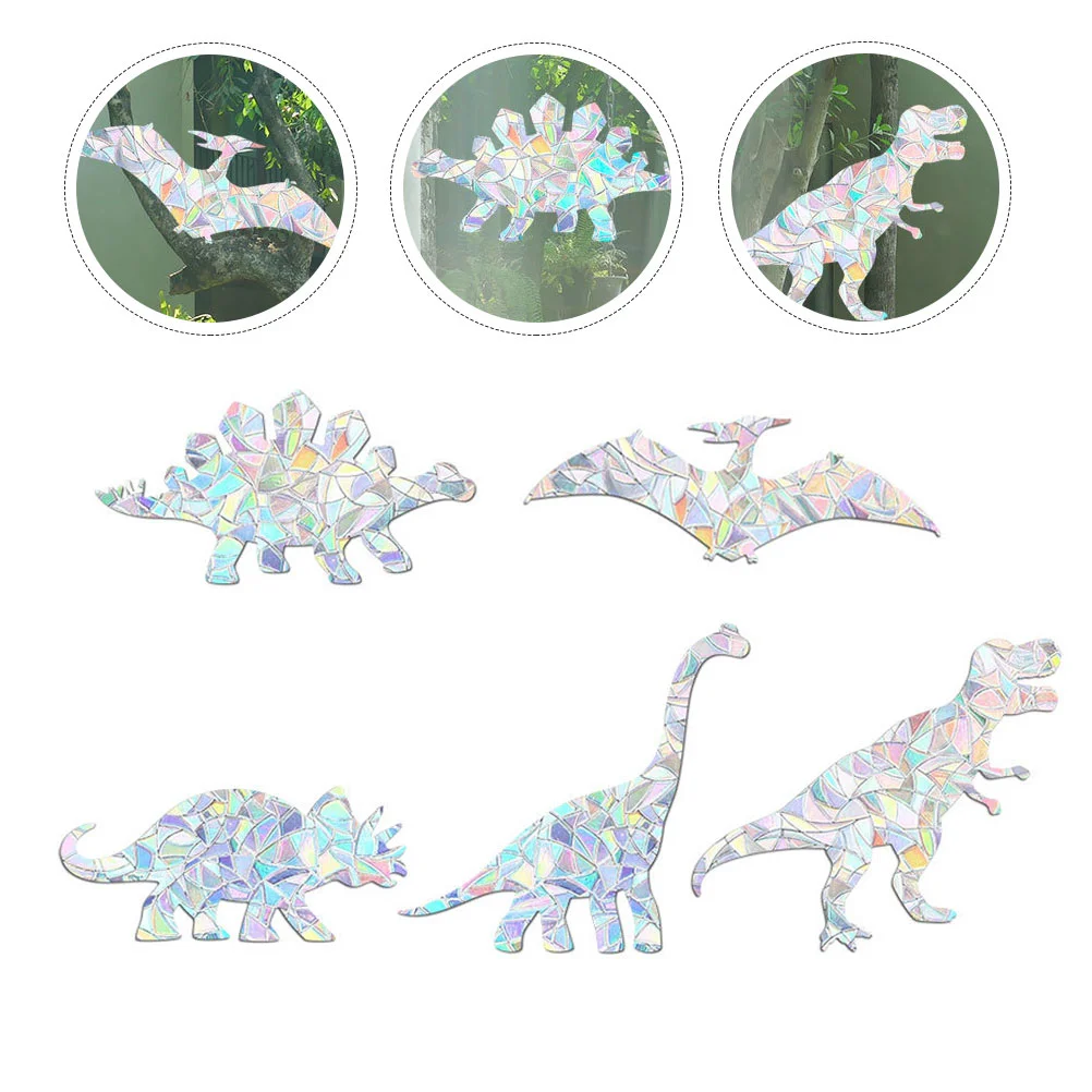 

Window Decals Static Stickers Decal Glass Clings Bird Artdinosaur Alert Wall Cling Sticker Murals Adornment Acrylic Indoor Adorn