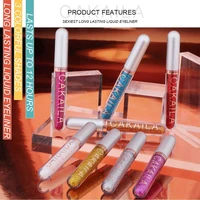 bright color quick dry eyes makeup kit long lasting eye liners eyeshadow pencil matte liquid eyeliner