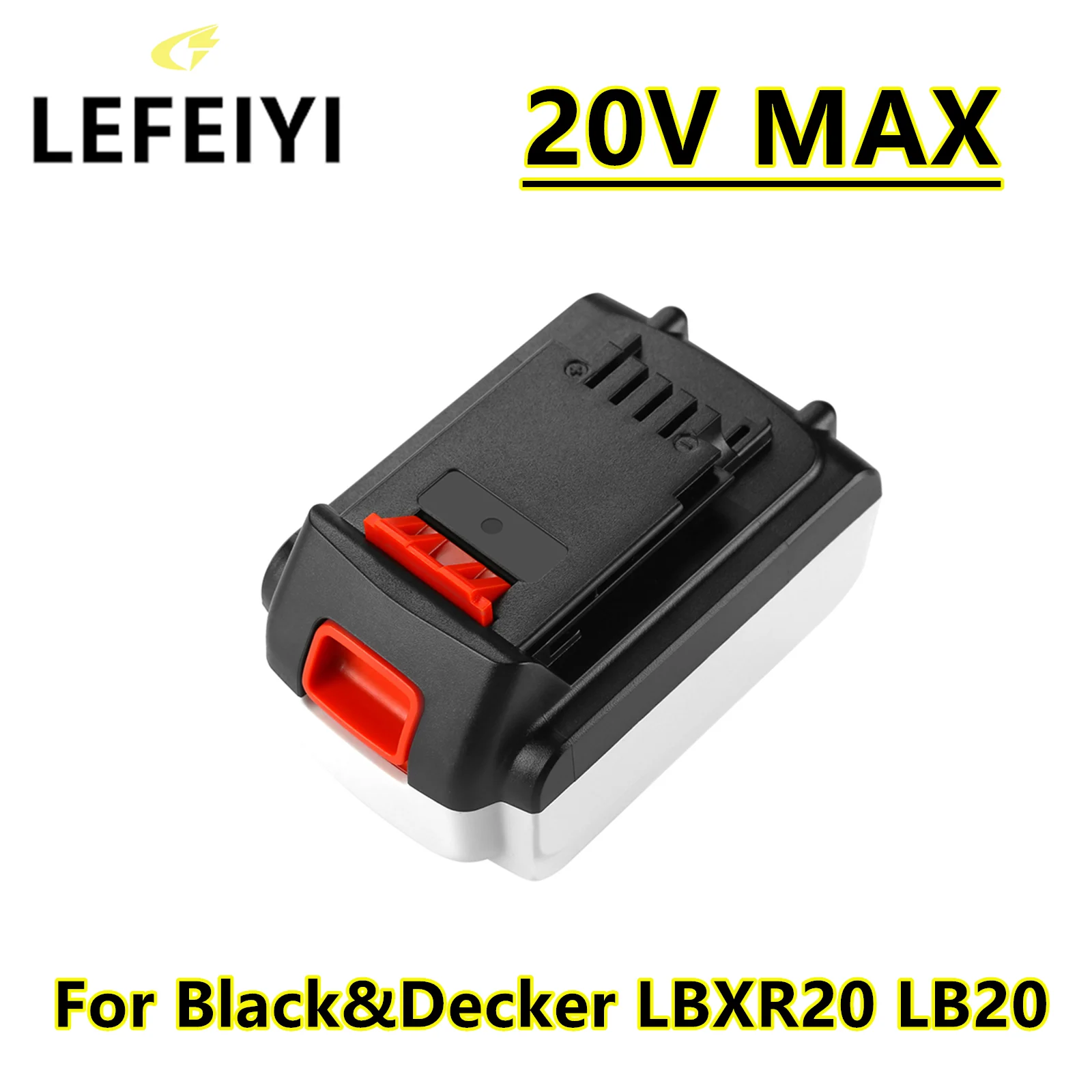 

100% Original 20V MAX Li-ion Rechargeable Battery Power Tool Replacement Battery for BLACK & DECKER LB20 LBX20 LBXR20