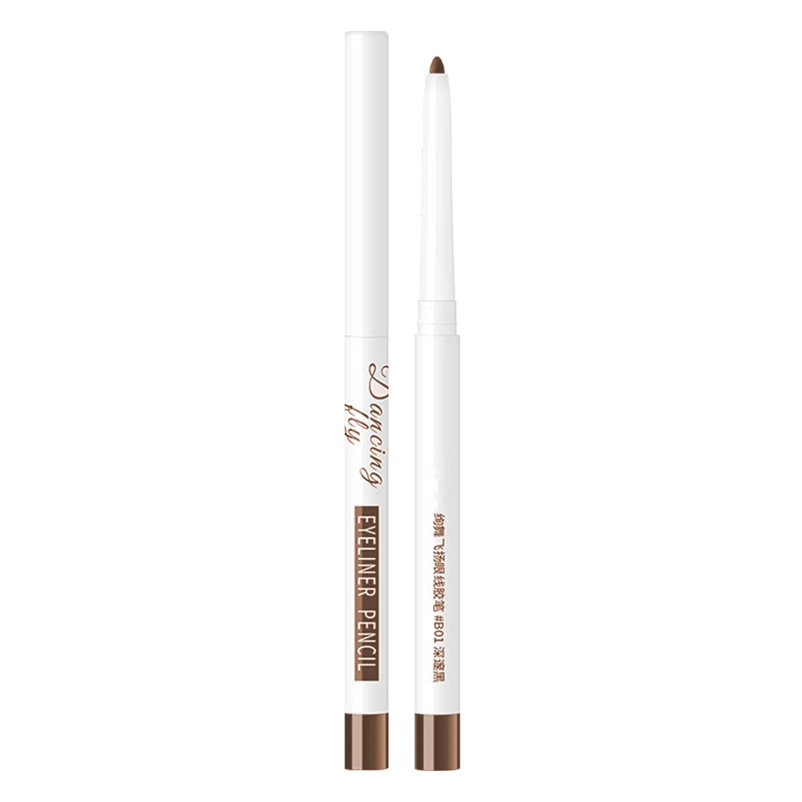 

Lying Silkworm Pen Quick Dry Eye Liner For Women Eye Liner With Self-Sharpening Pencil Soft Natural 24-Hour Transfer-Proof