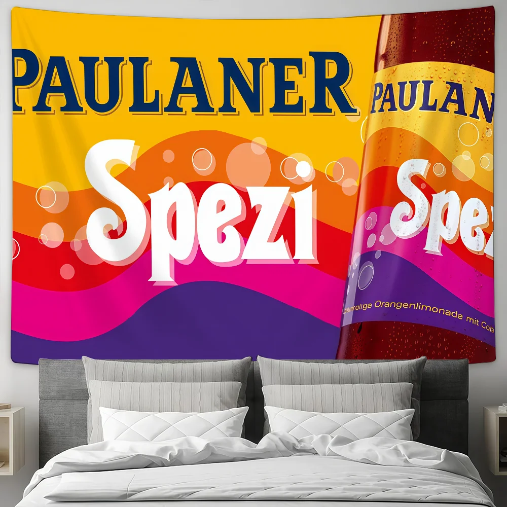 Фото Модный флаг P-Paulaner S-Spezi на заказ, декор для кемпинга и сада, вечерние фоны, настенное искусство, семейные подарки №3