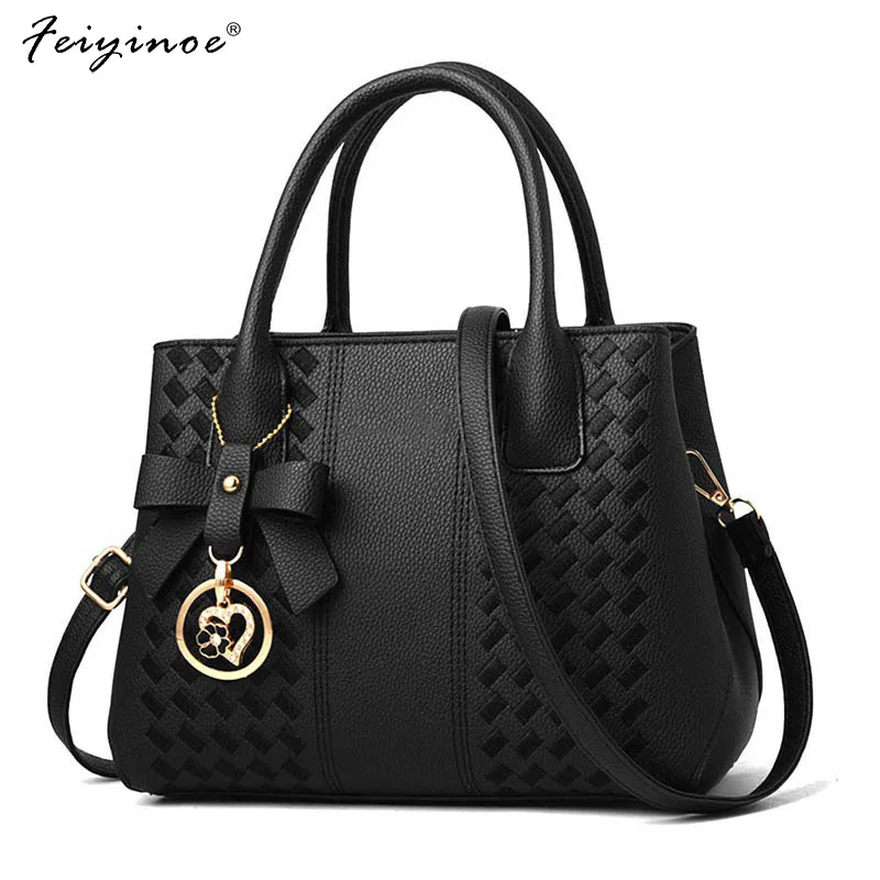 

Кошельки и сумочки для Женщин, Модные женские Сумки из искусственной кожи с верхней ручкой, сумки-тоуты через плечо