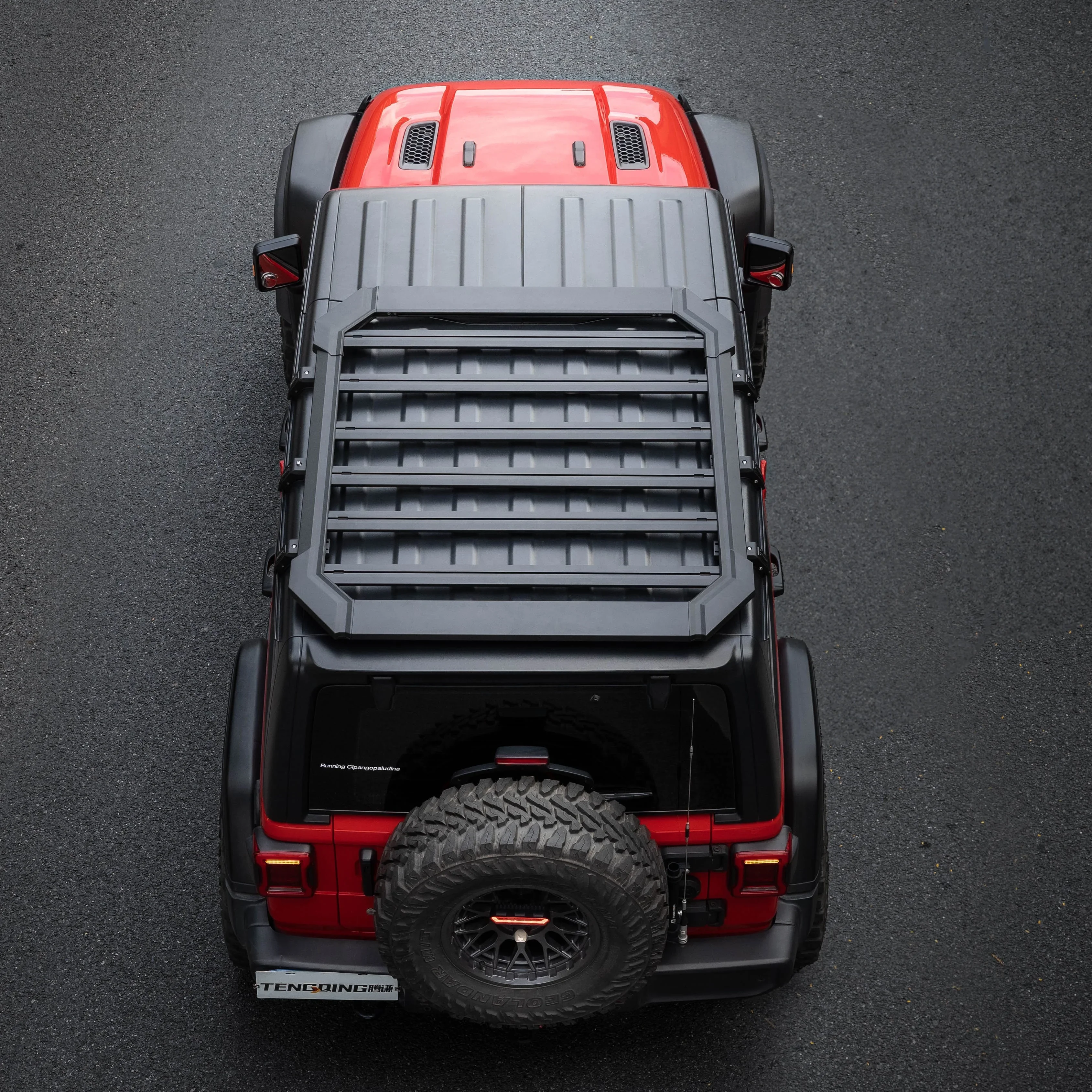 4x4 багажник на крышу алюминиевый для Jeep Wrangler JL 4XE 18+ детали внедорожника