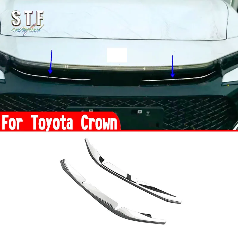 Для Toyota Crown 2023 2024 автомобильные аксессуары передняя решетка центральная отделка