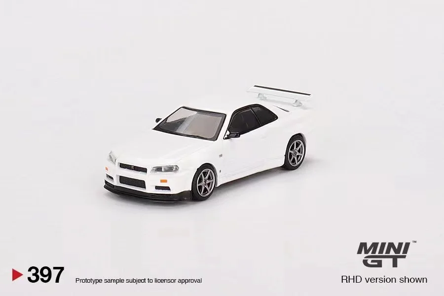 

MINI GT 1:64 Nissan Skyline GT-R (R34) V-Spec N1 White RHD MGT00397-CH