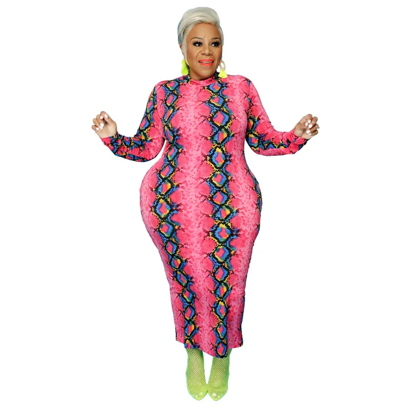 

Plus Size Dresses Party Pink Leopard Floral 5xl Plus Size Dresses Elegant Big Size Dress for Women 2022 Robe Femme Grande Taille
