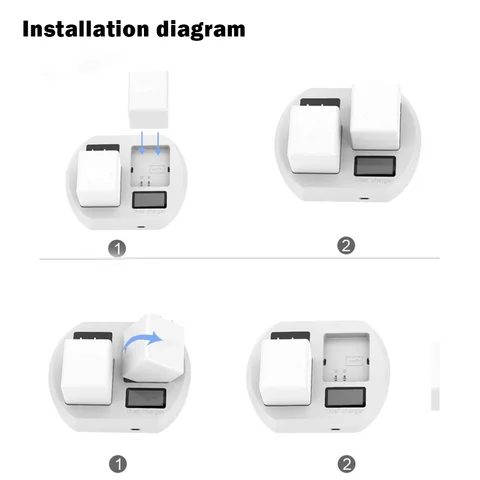 Зарядное устройство для Arlo Pro 2, светодиодное двойное быстрое зарядное устройство, 5 В/9 В постоянного тока для Arlo Go, камера с освещением безопасности, аксессуары для аккумуляторной батареи