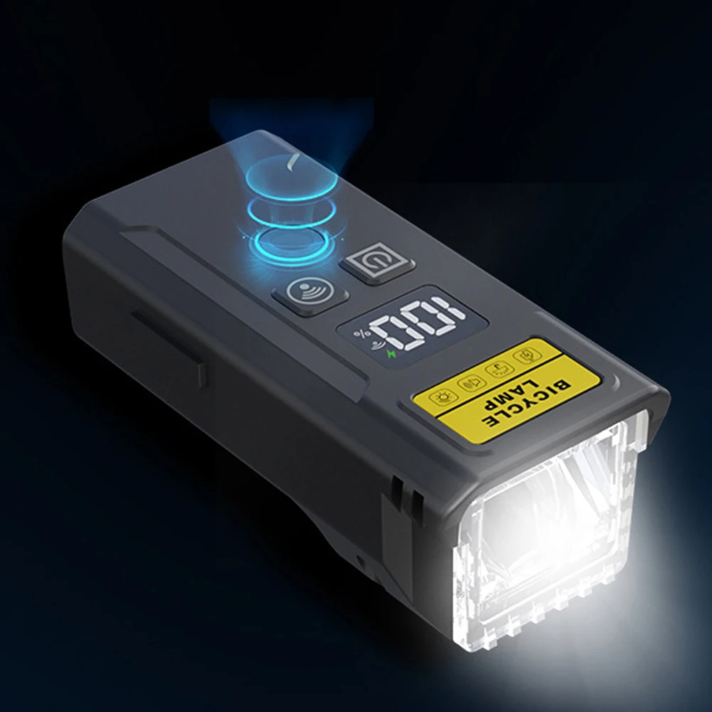 Велосипедная фара с звуковым сигналом умный датчик света велосипедная защитная