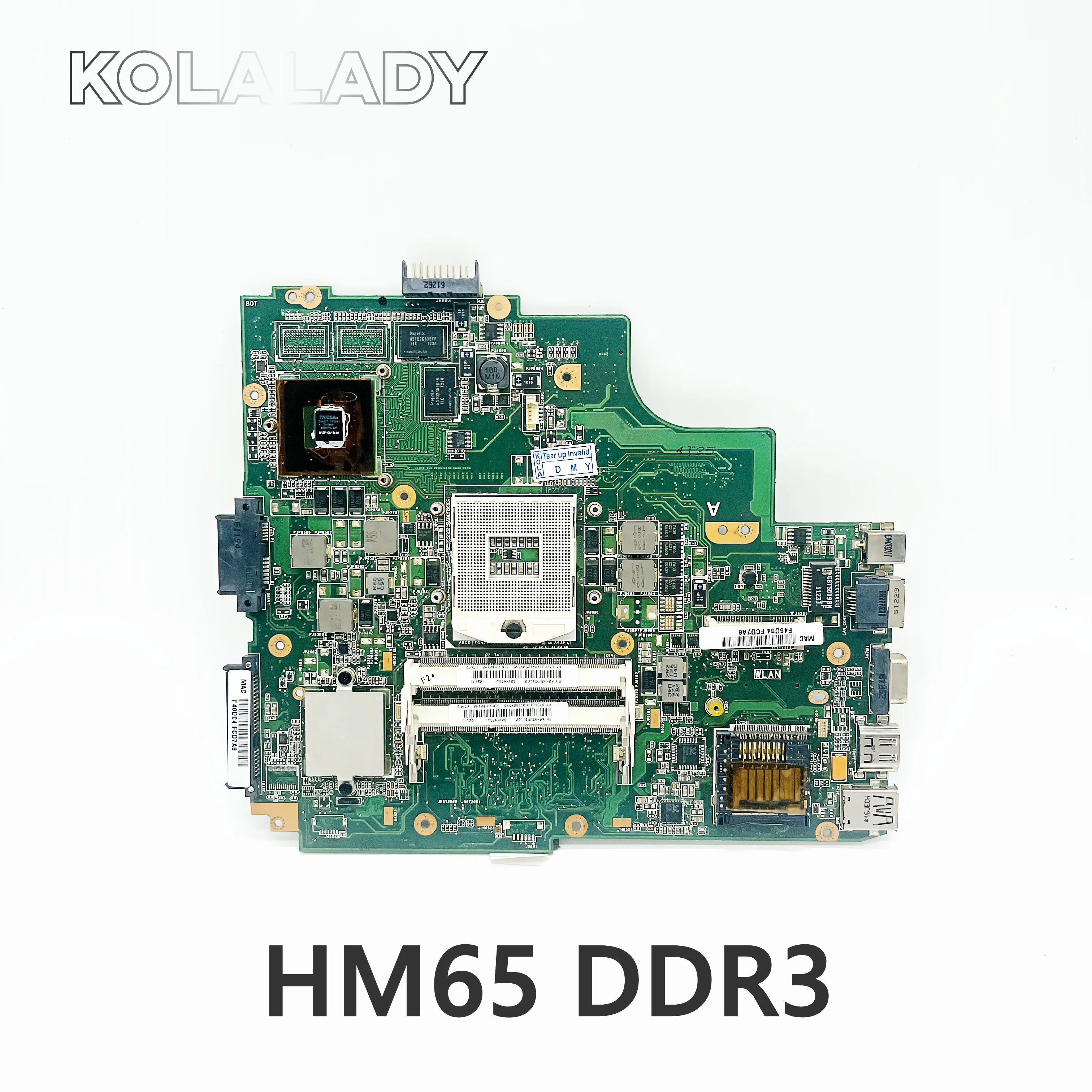 Материнская плата K43SJ для ноутбука ASUS X43S A43S K43S A83S A84S K43SV материнская с GPU GT520M HM65 DDR3
