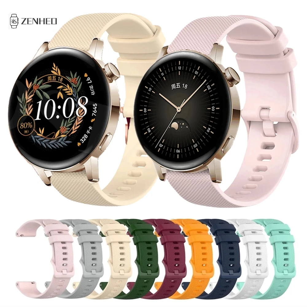 

Силиконовый ремешок для Huawei Watch GT3 46 мм 42 мм, ремешок для смарт-часов GT2 Pro GT Runner для Huawei Honor Magic 1/2