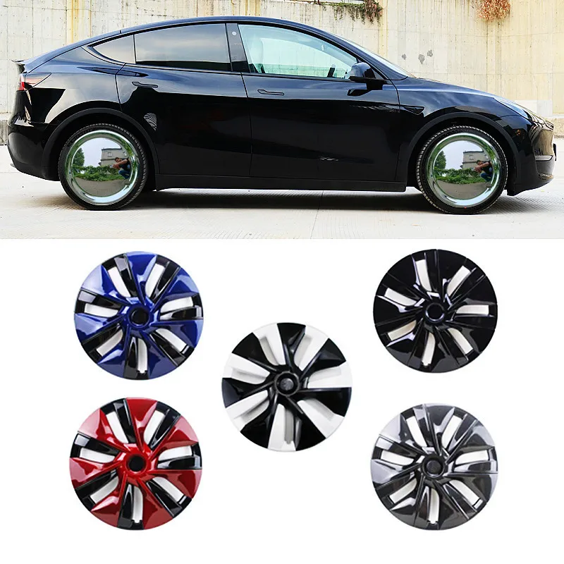 

4pcs/set18 inch Car accessories Wheel caps tires caps Car supplies wheel cover For tesla model 3 hubcap accesorios para auto tes
