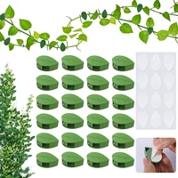 10 20pcs plant climbing wall fixture clips self adhesive plant fixer invisible vines fixing clips for indoor green plants decor