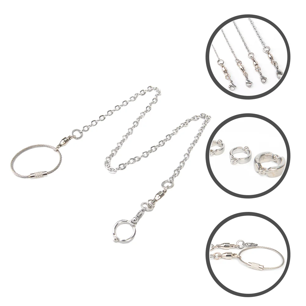 

Bird Training Rope Bird Accessories Cages Parrot Bird Foot Chains Adjustable Birds Harness Stainless Chain