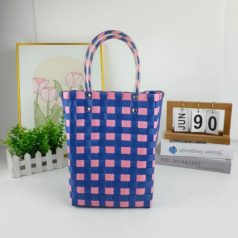 InsWind ручная работа вертикальная пластиковая сумка модная цветная женская