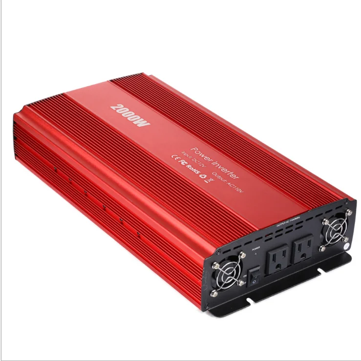 

Горячая Распродажа Автомобильный инвертор мощности 2000 Вт автомобильный инвертор 12 В 220 В