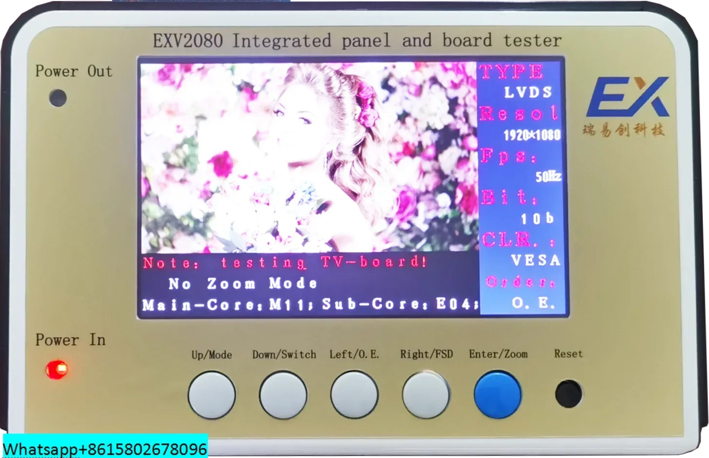 Английская система EXV2080 Тестер материнской платы ЖК-телевизора MINILVDS King 4K