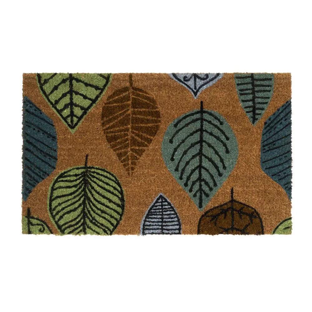 

Door Mat Colorful Leaves - Natural Coir - 29.5 x 17.5 inch
