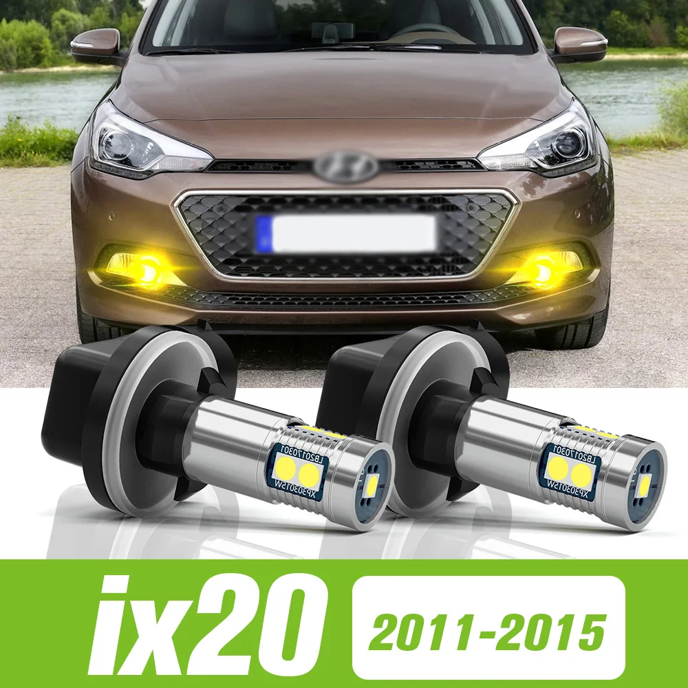 

2pcs For Hyundai ix20 2011-2015 LED Fog Light 2012 2013 2014 Accessories