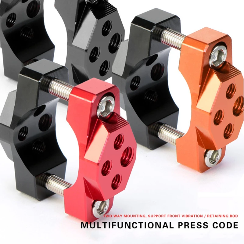 

Alloy Motorcycle Stent 17-32mm Bracket Bumper Clamp Auxiliary Spotlight Headlight Mount Clip Light Phone GPS Handlebar Holder