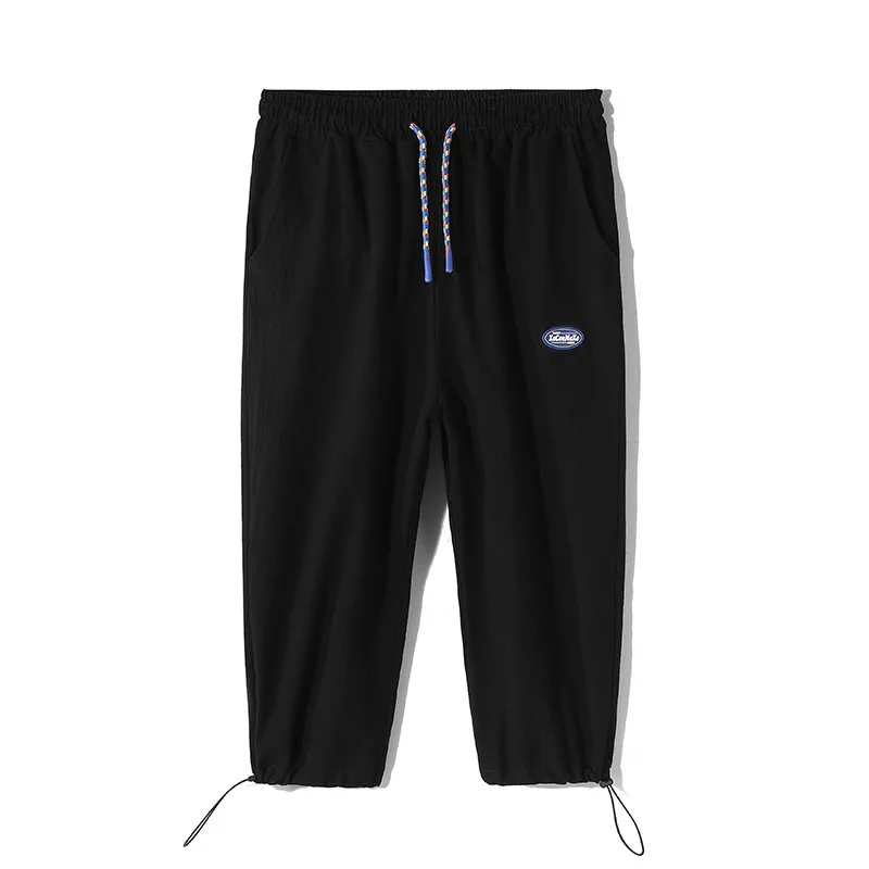 

Summer Casual Shorts Men's Loose Capris Young Men's Pure Cotton Thin Sweatpants Breathable Fashion Brand SHORTS NEW