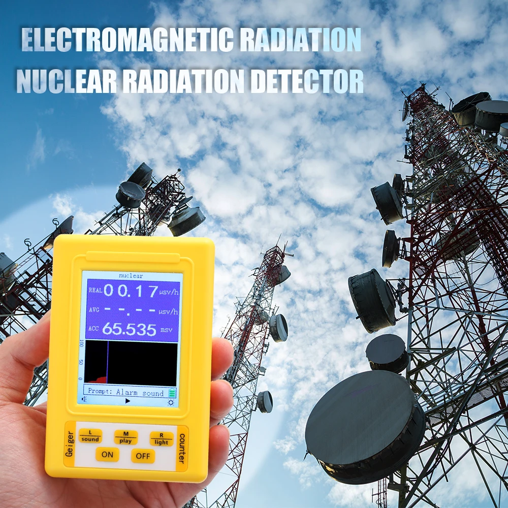 

Electromagnetic Radiation Nuclear Detector BR-9C 2 In 1 Digital Display EMF Detector For Electromagnetic Field Radiology