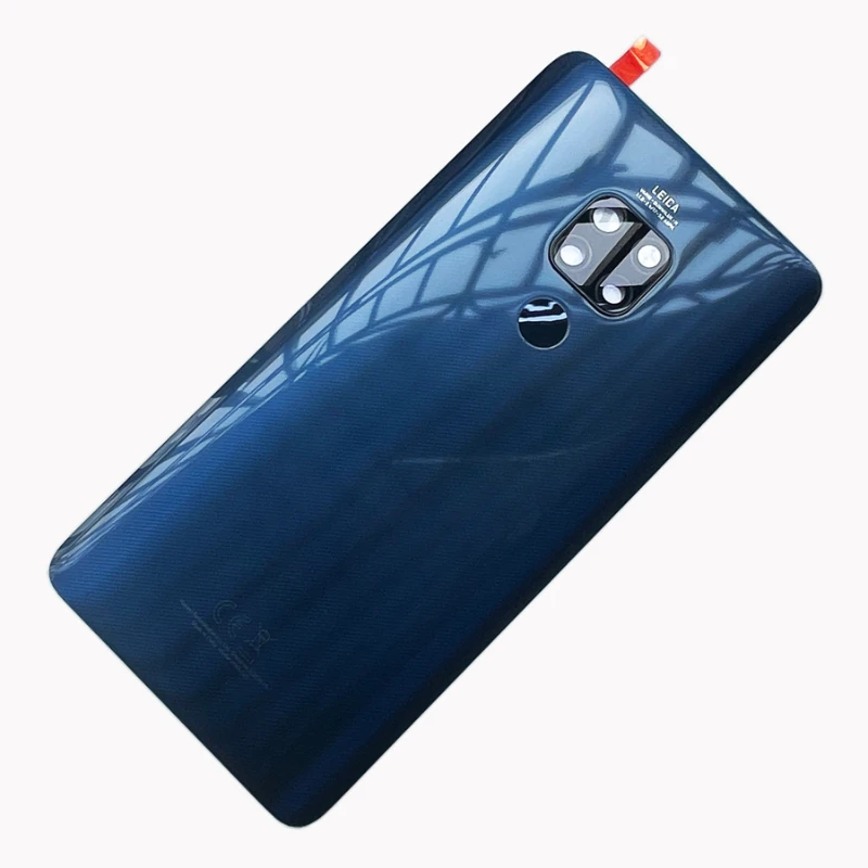 Стеклянная задняя крышка для Huawei Mate 20 Крышка корпуса аккумулятора дверь с