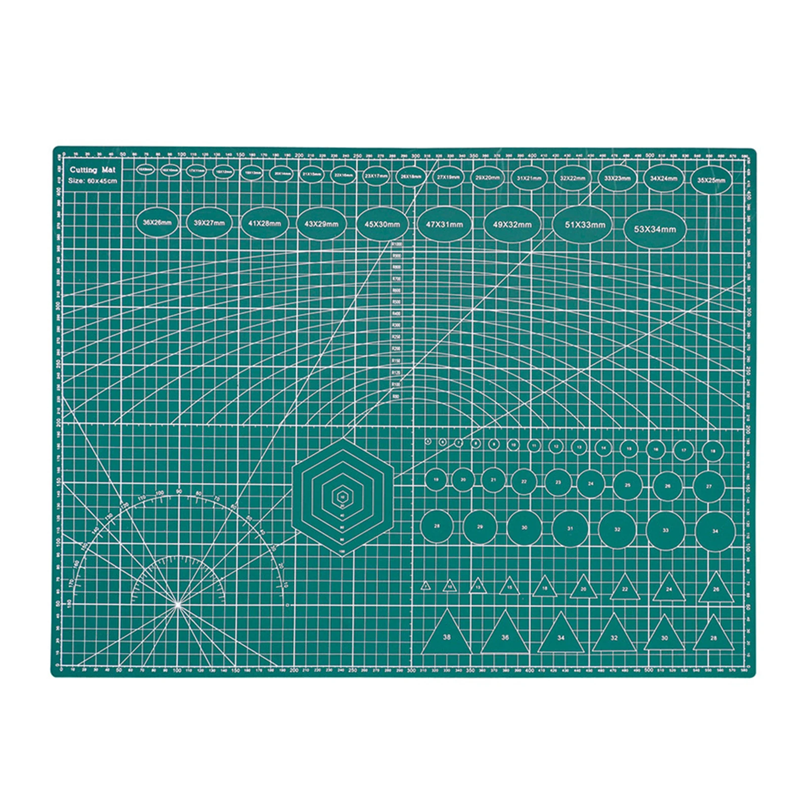 

Коврик для резки A2, двусторонняя разделочная доска, инструмент «сделай сам» с прозрачными углами для шитья, ткани, скрапбукинга