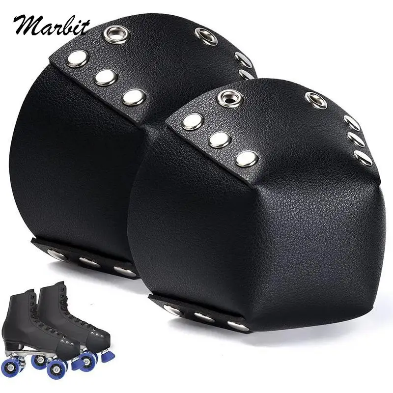 

1 Pair Toe Cap Protective Cover Ice Skates Toe Cap PU Leather Roller Skate Cap