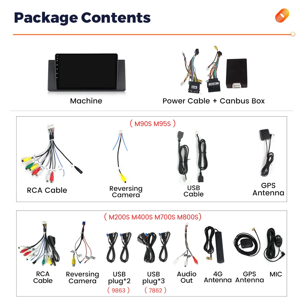 Автомобильный Мультимедийный Плеер Navifly Android 9 Футов Для BMW X5 E53 E39 1999-2006 WiFi Carplay Auto 4G