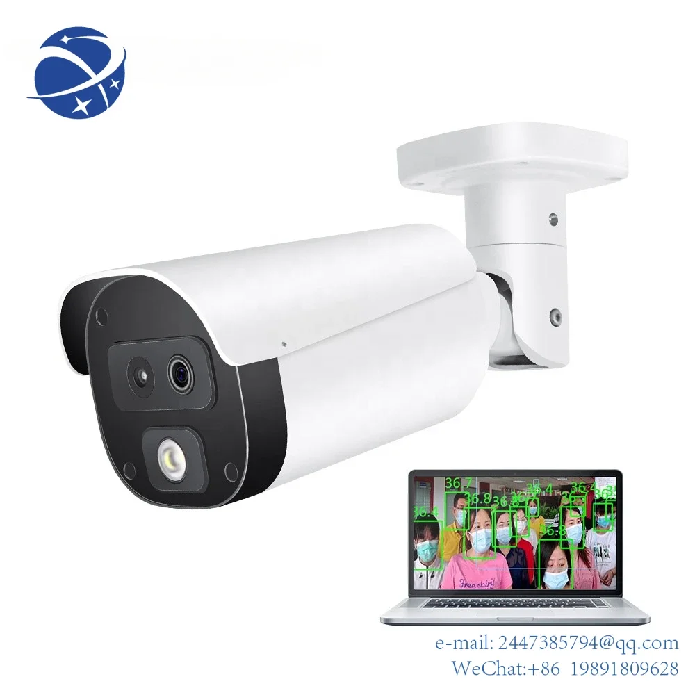 

Yun Yi Hoge Snelheid Dual Vision Koorts Screening Thermische Beeldvorming Lichaamstemperatuur Camera Alarm Detectie Meting Met 0