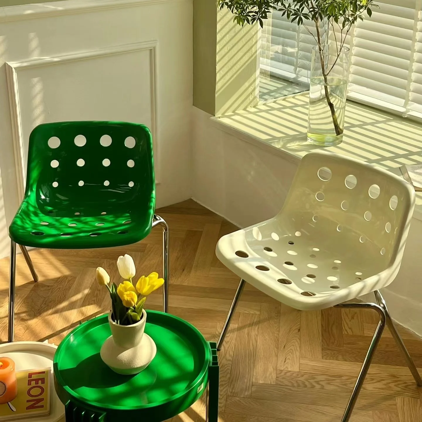 Корейский стул под раковину для сыра среднего возраста в нордическом стиле