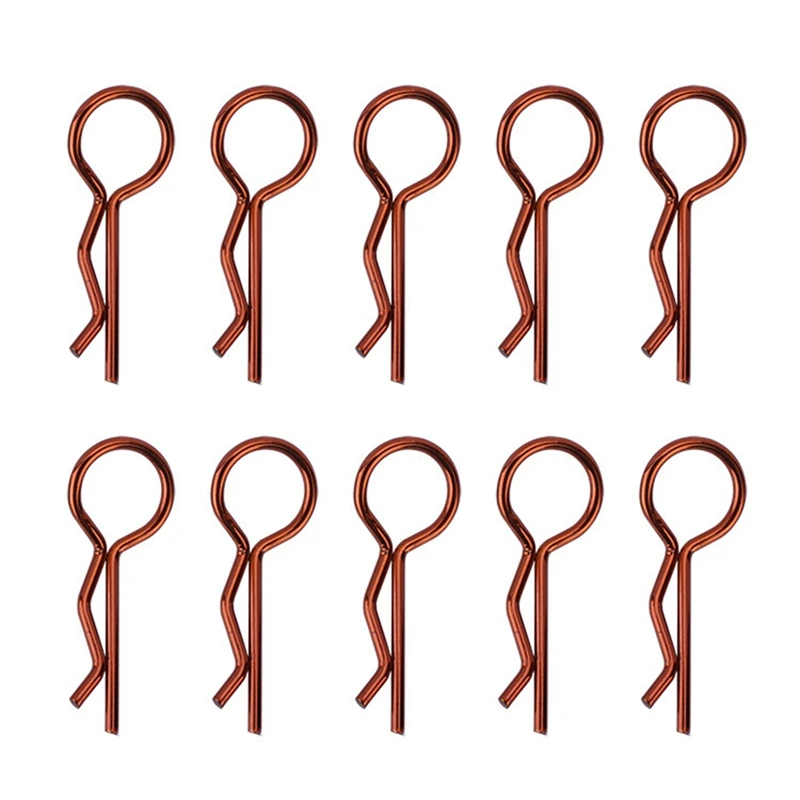 10PCS RC Car Shell Body Clips R Pin Buckles For Axial SCX6 Traxxas MAXX Arrma Kraton 1/5 1/6 1/7 1/8 Parts