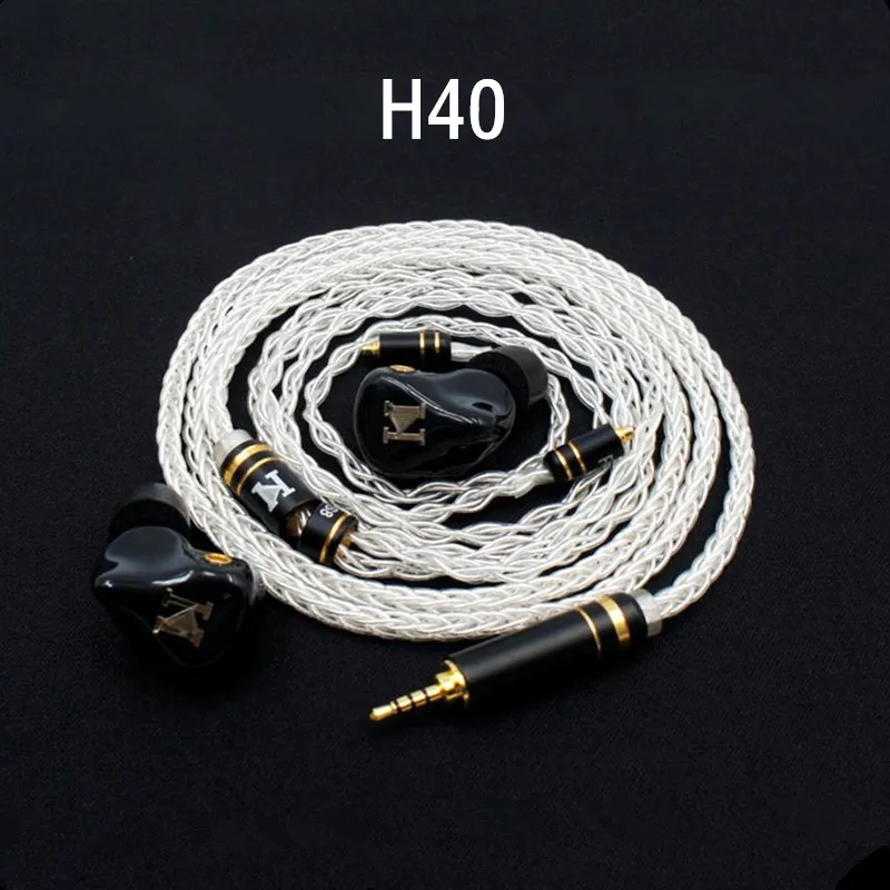 

ISN Audio H40 3BA+1DD 4 Drivers Hybrid MMCX HiFi In-ear Earphone Audiophile IEMs
