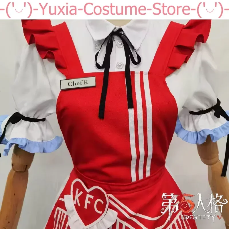 Стиль V Grace Naiad костюм шеф-повара K милое платье горничной для косплея на Хэллоуин