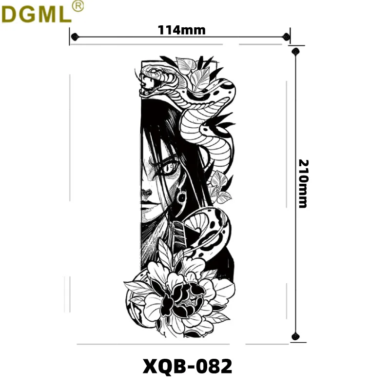 

3/pcs Japanese Anime Snake Men Tattoos Sticker Women Men 2023 Arm Temporary Tattoos Punk Fake Tattoos Art Tattoo Stickers Tatto