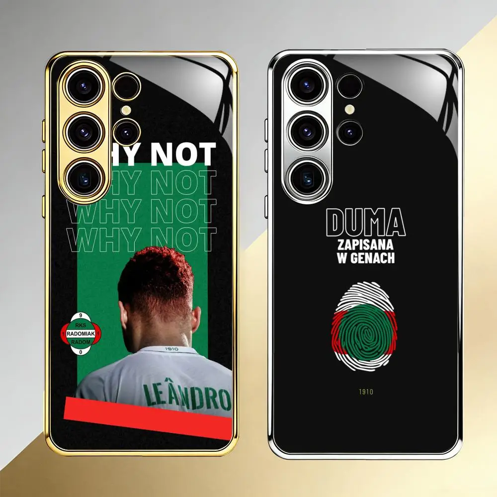 Фото Чехол для телефона Fashion Club Radomiak Radom для Samsung S26 S25 S24 S23 S22 S21 Plus Ultra FE Edge с гальванизированным стеклом №1