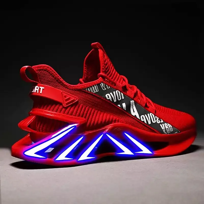 

Men Mesh Casual Shoes Lac-up Mens Shoes Lightweight Vulcanize Shoes Walking Sneakers Luxury shoes Trainer Race Breathable Shoes