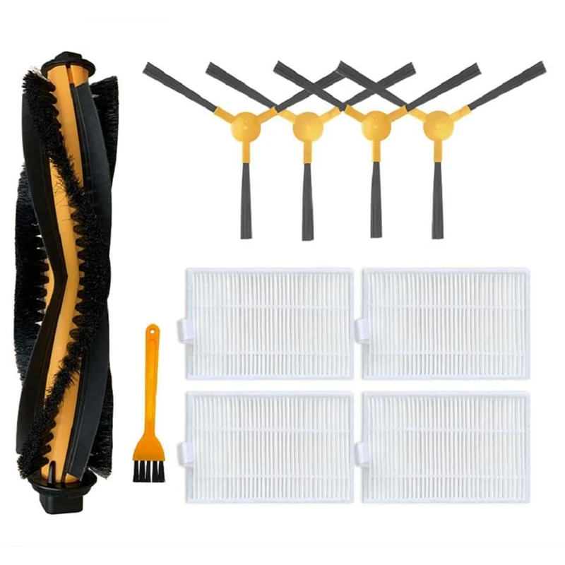 

Запчасти для пылесоса Coredy FL022, сменная основная и боковая щетка, фильтр НЕРА, тряпка, тряпка