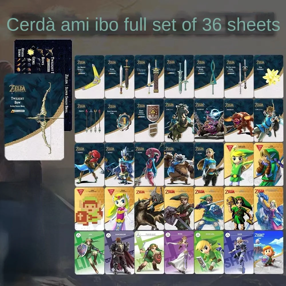 Zelda Amiibo дышащий дикий меч неба HD, Зельда, лук, призрак, раннее оборудование, переключатель карт, NFC, игровой чип